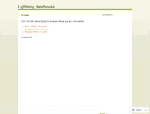 Tablet Screenshot of lightningclass.wordpress.com