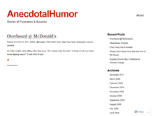 Tablet Screenshot of anecdotalhumor.wordpress.com