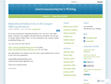 Tablet Screenshot of americansaturdayinc.wordpress.com