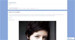 Desktop Screenshot of annikakuntz.wordpress.com