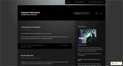 Desktop Screenshot of expatronum.wordpress.com