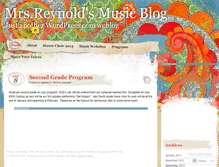 Tablet Screenshot of mrsreynoldsmusic.wordpress.com