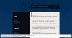 Desktop Screenshot of ensureapoliofreeworld.wordpress.com