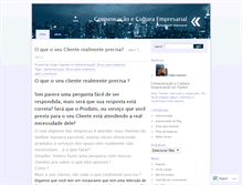 Tablet Screenshot of comunicacaoeculturaempresarial.wordpress.com