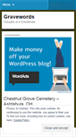 Mobile Screenshot of gravewords.wordpress.com