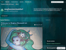 Tablet Screenshot of meghanmermaidart.wordpress.com