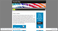 Desktop Screenshot of haynjr8.wordpress.com