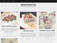 Tablet Screenshot of midnitesnacks.wordpress.com