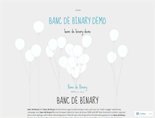 Tablet Screenshot of billpay.bancdebinarydemo.wordpress.com