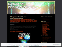 Tablet Screenshot of echoesofpinkfloyd.wordpress.com