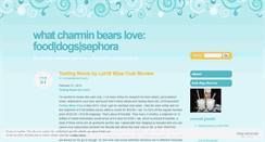 Desktop Screenshot of charminbearstravel.wordpress.com