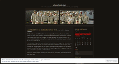 Desktop Screenshot of letterstomicheal.wordpress.com