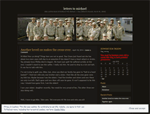 Tablet Screenshot of letterstomicheal.wordpress.com