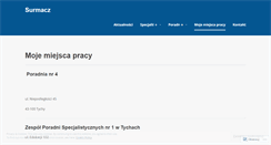 Desktop Screenshot of jolantasurmacz.wordpress.com