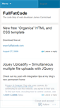 Mobile Screenshot of fullfatcode.wordpress.com