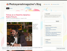 Tablet Screenshot of photosyareahmagazine.wordpress.com