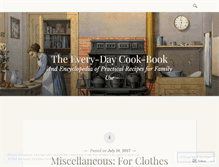 Tablet Screenshot of everydaycookbook.wordpress.com