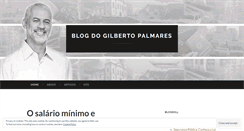 Desktop Screenshot of gilbertopalmares.wordpress.com