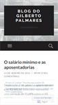 Mobile Screenshot of gilbertopalmares.wordpress.com