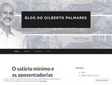 Tablet Screenshot of gilbertopalmares.wordpress.com