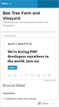 Mobile Screenshot of beetreefarm.wordpress.com