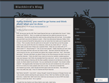 Tablet Screenshot of blackbirrd.wordpress.com