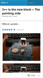 Mobile Screenshot of 3isthenewblack.wordpress.com