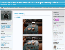 Tablet Screenshot of 3isthenewblack.wordpress.com