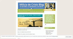 Desktop Screenshot of miliciadecristo.wordpress.com