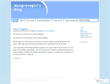 Tablet Screenshot of mangrovegirl.wordpress.com