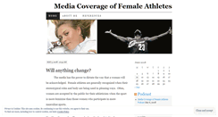 Desktop Screenshot of femaleathletes.wordpress.com