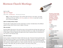 Tablet Screenshot of mormonmeetings.wordpress.com