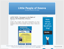 Tablet Screenshot of littlepeopleofkosova.wordpress.com