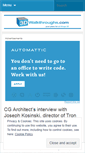 Mobile Screenshot of 3dwalkthroughs.wordpress.com