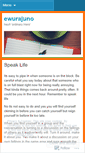 Mobile Screenshot of ewurajuno.wordpress.com