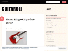 Tablet Screenshot of guitaroli.wordpress.com