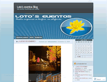 Tablet Screenshot of lotoseventos.wordpress.com