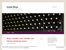 Tablet Screenshot of insiderioja.wordpress.com
