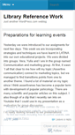 Mobile Screenshot of libraryreference.wordpress.com