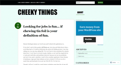 Desktop Screenshot of cheekythings.wordpress.com