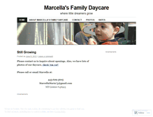 Tablet Screenshot of marcellasdaycare.wordpress.com