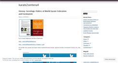 Desktop Screenshot of karate2sentena4.wordpress.com