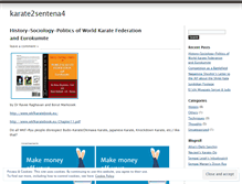 Tablet Screenshot of karate2sentena4.wordpress.com
