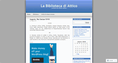 Desktop Screenshot of bibliotecadiattico.wordpress.com