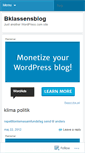 Mobile Screenshot of bklassensblog.wordpress.com