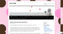 Desktop Screenshot of chicandbib.wordpress.com