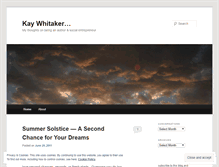 Tablet Screenshot of kwhitaker99.wordpress.com