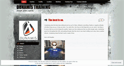 Desktop Screenshot of dunamistraining.wordpress.com