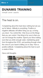 Mobile Screenshot of dunamistraining.wordpress.com