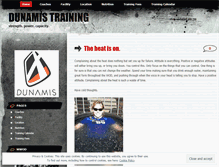 Tablet Screenshot of dunamistraining.wordpress.com